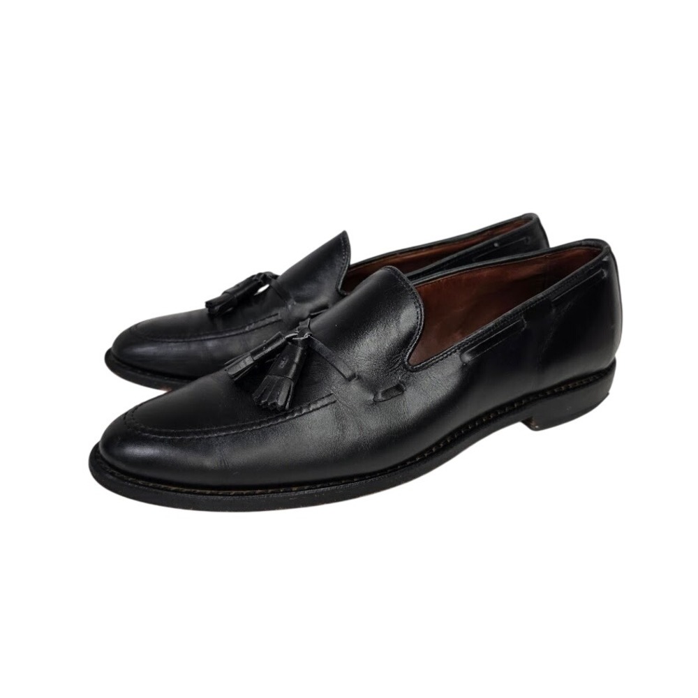 Allen Edmonds Mens 10 D Grayson Tassel Loafer Black Leather Handcrafted USA 8217